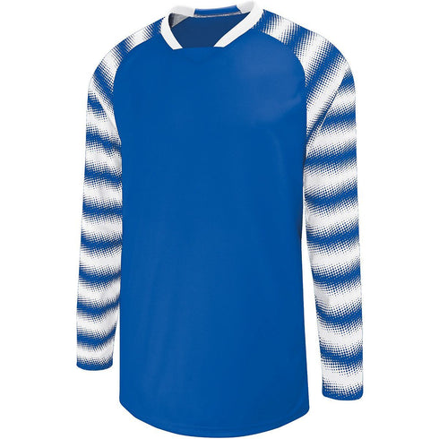 Russell Athletic Youth Prism Goalkeeper Jersey (324361), Color 'Royal/White'